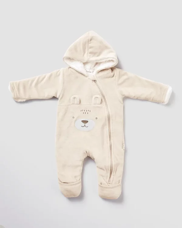 לורנס מעיל קרם מעיל אוברול קרם