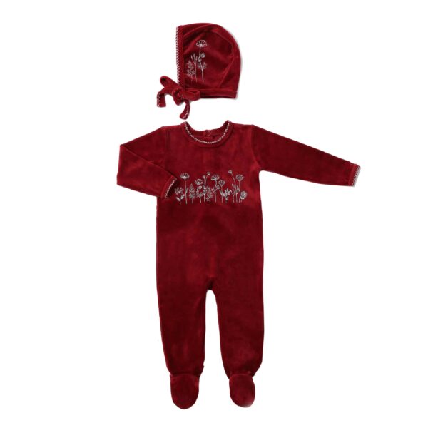 desing-3-26-600x600 שמיכה קטיפה בורדו הדפס פרחים | בנטי