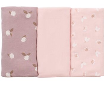 שליישית חיתולי טריקו דגם פירות –ורוד | צחית